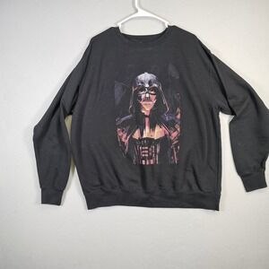 Star Wars‎ Darth Vader Zuni Sportswear Black Graphic Sweatshirt XL
